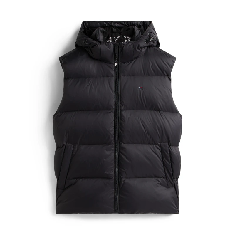 Image of Tommy Jeans Essential Down Vest - Black L