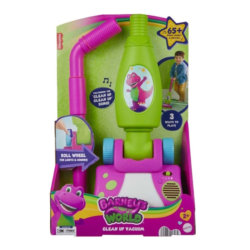 Image of AJ Toys & Books Fisher Price Barneys World Clean Up Vacuum