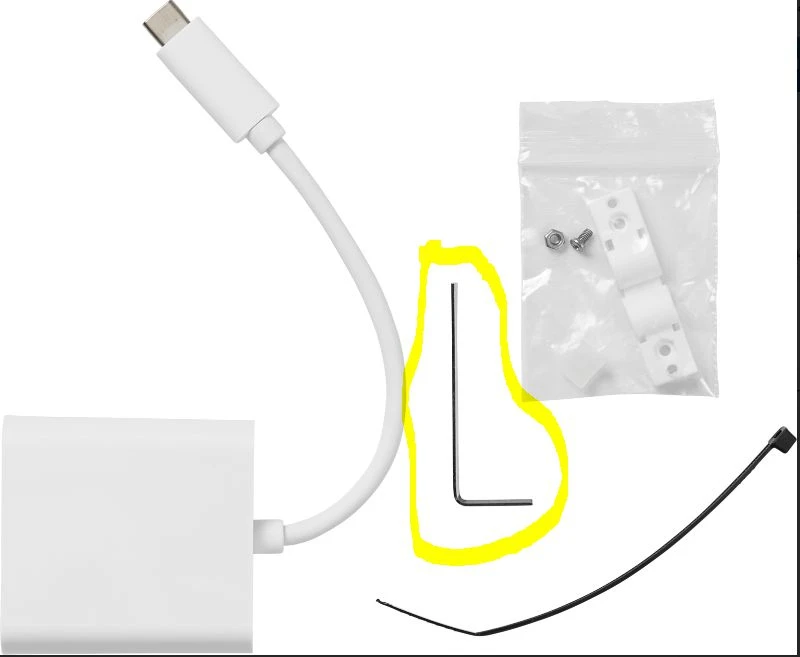 Image of Vivolink PROADRING-TOOL cable lock accessory Key Grey