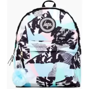 Image of Hype Abstract Backpack (One Size) (Multicoloured)