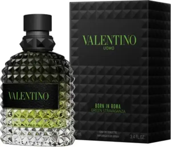 Image of Valentino Born in Roma Uomo Green Stravaganza Eau de Toilette For Him 100ml