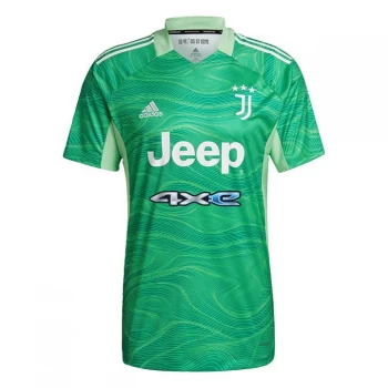 Image of adidas Juventus 2 half 2 Goalkeeper Jersey Mens - Semi Solar Lime