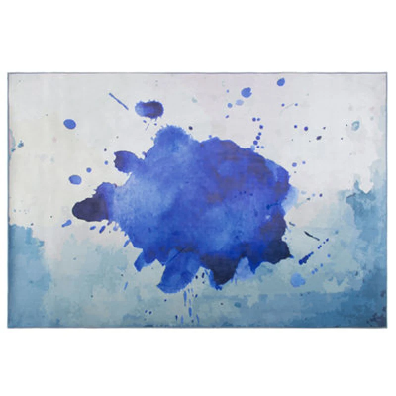 Image of Beliani Rug Odalar Blue 160 X 230 Cm