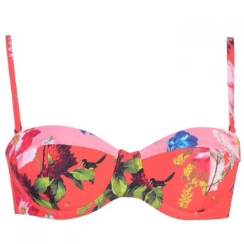 Image of Ted Baker Ted Womens Berry Sundae Bikini Top - Red