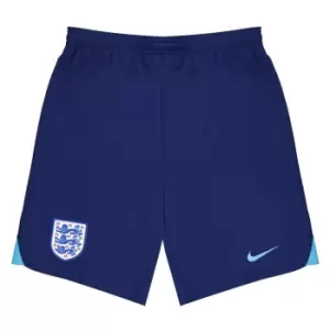Image of Nike England Home Shorts 2022 2023 Juniors - Blue