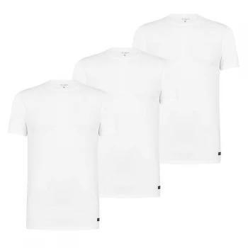 Image of Ted Baker 3 Pack Crew T Shirts - White WH1100