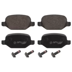 Image of Brake Pad Set 16853 by Febi Bilstein Rear Axle
