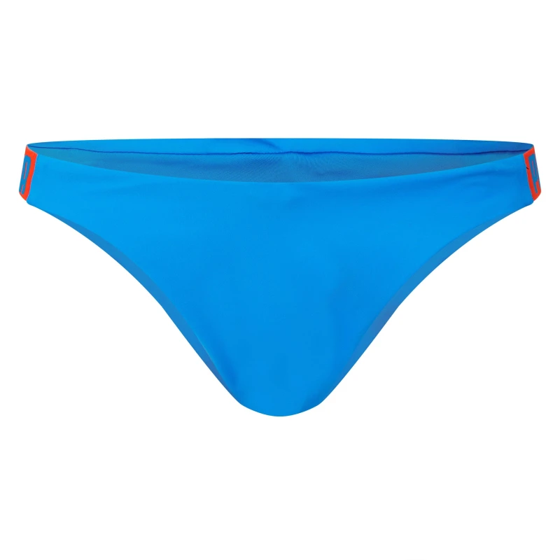 Image of Puma Swim V-Shape Brazilian Bikini Bottoms Womens - Blue Blue 8