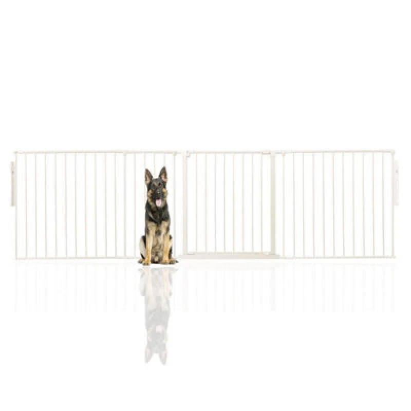 Image of Bettacare Premium Multi Panel Flexible Pet Barrier, Up To 272Cm Wide, White, 70Cm High