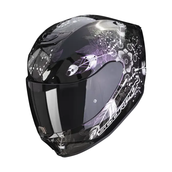 Image of Scorpion Exo-391 Dream Black-Chameleon Full Face Helmet L