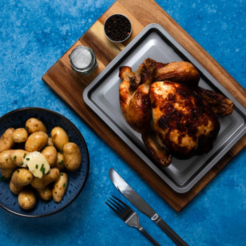 Image of Betterware Air Fryer Accessories Set 2 25Cm Rectangular Trays