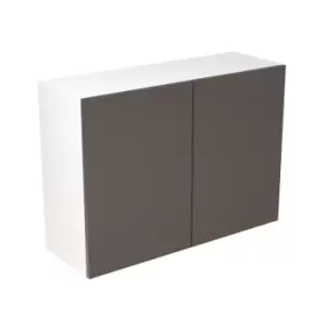 Image of KitchenKIT Slab 100cm Wall Unit - Gloss Graphite