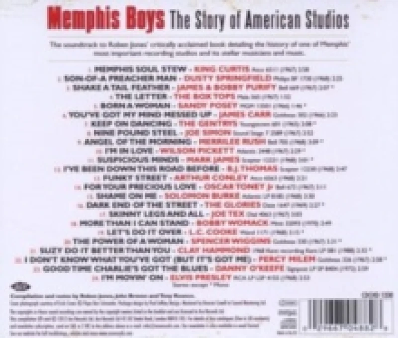 Image of Memphis Boys: The Story of American Studios CD / Album