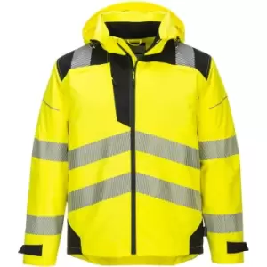 Image of Portwest PW36 Extreme Rain Jacket Yellow / Black M