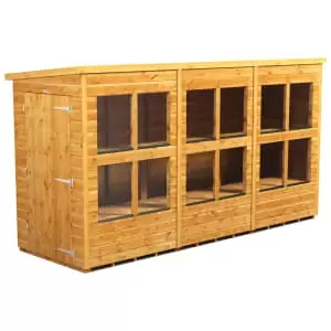 Image of Power Sheds 12 x 4ft Pent Shiplap Dip Treated Potting Shed