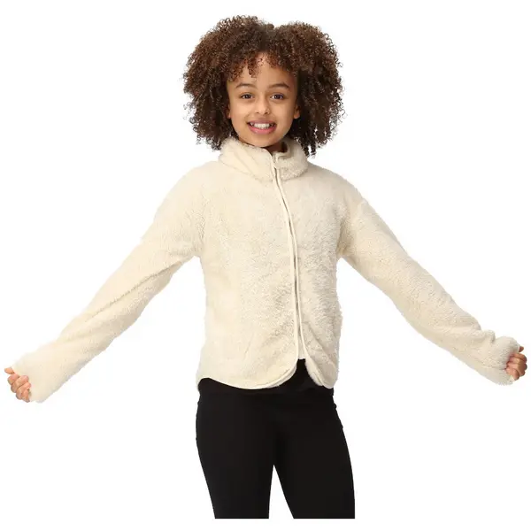 Image of Regatta Girls Kallye II Full Zip Borg Jacket 3-4 Years - Chest 55-57cm (Height 98-104cm)