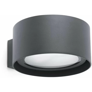 Image of Faro Quart - LED Outdoor Wall Light Dark Grey IP54