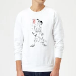 Image of Samurai Jack Kanji Sweatshirt - White - L