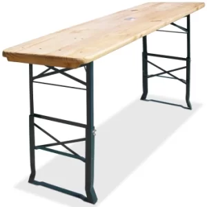 Image of Folding Table 5.6x1.6x2.5ft Height-Adjustable