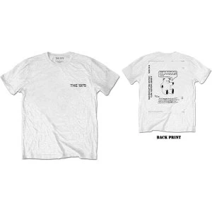 Image of The 1975 - ABIIOR Teddy Mens Medium T-Shirt - White
