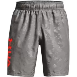 Image of Under Armour Woven Embroidered Shorts Mens - Grey