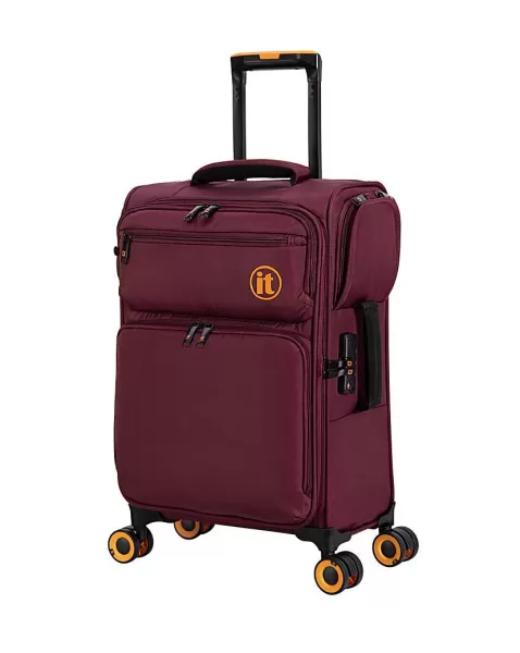 Image of IT Luggage French Port VQ1HZ Purple Cabin Suitcase
