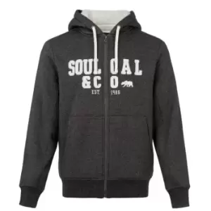 Image of SoulCal Lined Zip Through Hoodie Womens - Grey