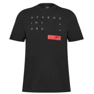 Image of Reebok Hijacked T Shirt Mens - Black