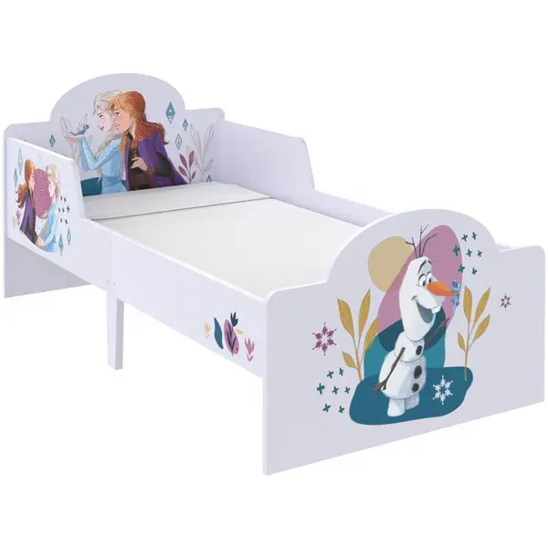 Image of Frozen Toddler Bed, Purple , D75 x W143 x H64cm - Purple - Disney