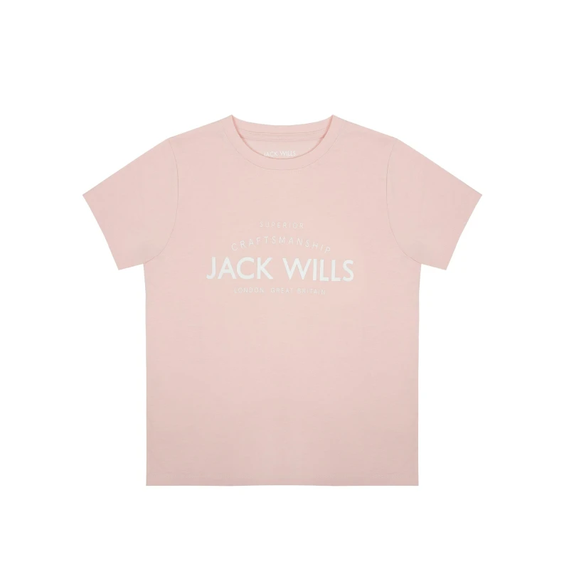 Image of Jack Wills Tee Junior - Pink Pink 7 - 8 Years