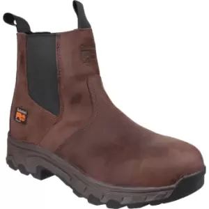 Image of Timberland Pro Mens Workstead Water Resistant Dealer Safety Boots Brown Size 6