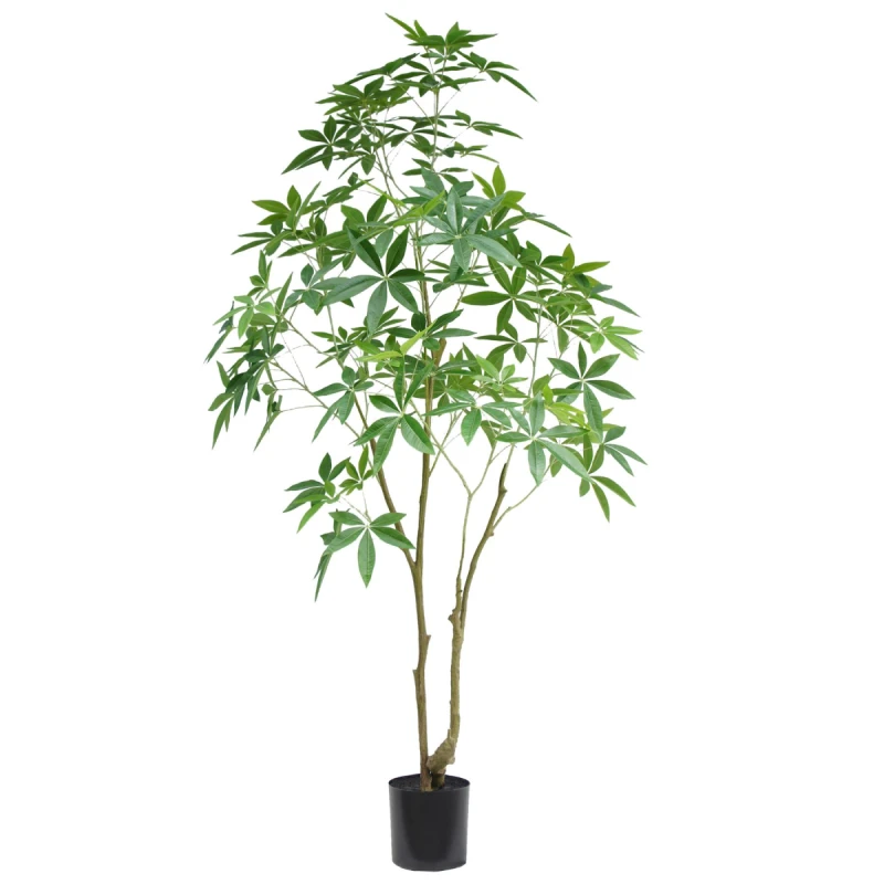 Image of N/A 210cm Artificial Money Tree Pachira Realistic Faux Tree