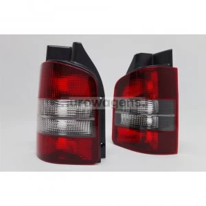 Image of Rear lights set smoked VW Transporter T5 Caravelle 1 door