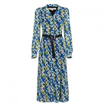 Image of Michael Kors Floral Kate Dress - Brt Limeade 321
