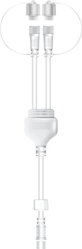 Image of EAGLE-CON Easy-Connect 2 Way Y Splitter Rubber Connector IP65 - White ELV-735808