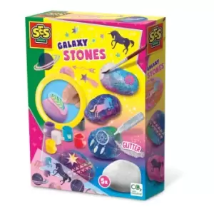 Image of SES Creative Painting Galaxy Stones Painting Set, Five Years and...