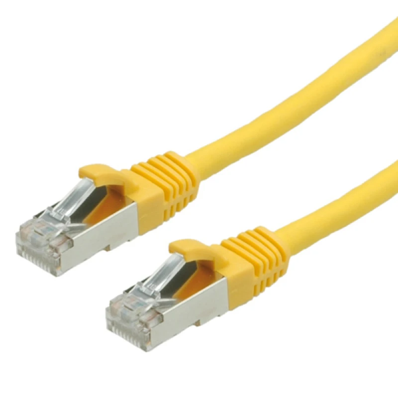 Image of VALUE S/FTP Patch Cord Cat.6. halogen-free. yellow. 1m