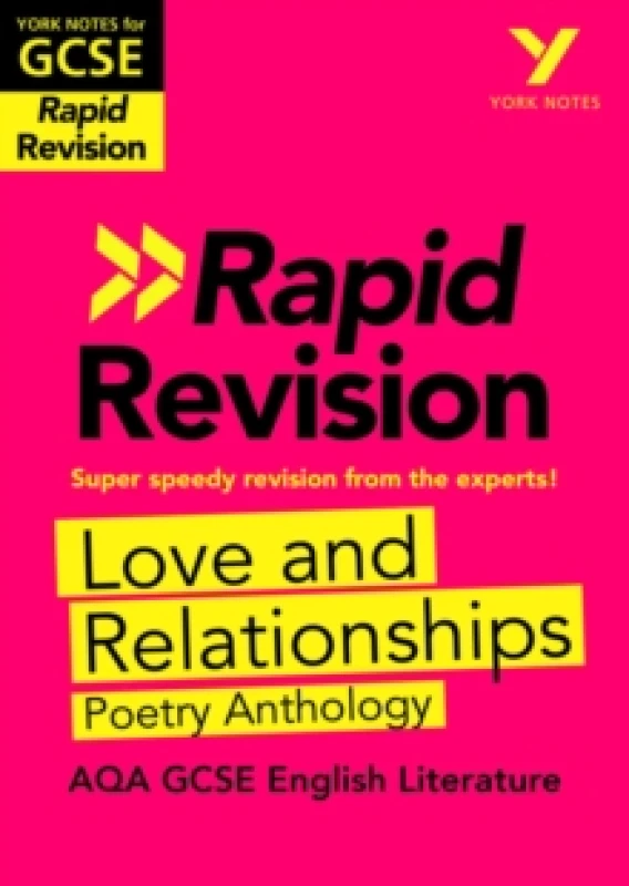 Image of Lucy Toop York Notes for AQA GCSE (9-1) Rapid Revision Guide: Love and Relationships AQA Poetry Anthology - catch up, revise and be ready for the 2025