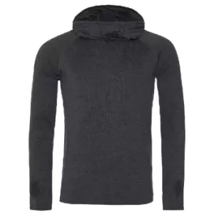 Image of AWDis Just Cool Womens/Ladies Girlie Cowl Neck Baselayer Top (XS) (Black Slate Melange)