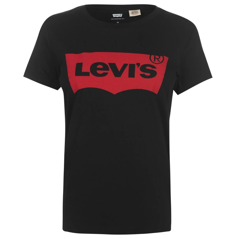 Image of Levis Logo T Shirt - Black 16