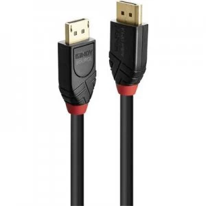 Image of LINDY DisplayPort Cable 10.00 m 41169 gold plated connectors Black [1x DisplayPort plug - 1x DisplayPort plug]