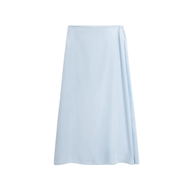 Image of ARMEDANGELS Womens skirt ARMEDANGELS Milajaa Bleu Female S