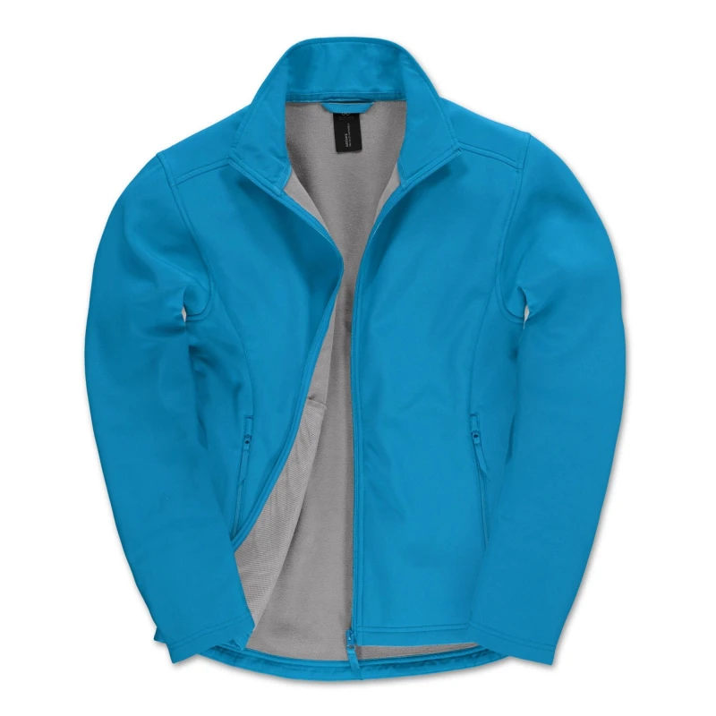 Image of B&C ID.701 Soft Shell Jacket in Bright Blue Size: Small Bright Blue Unisex S