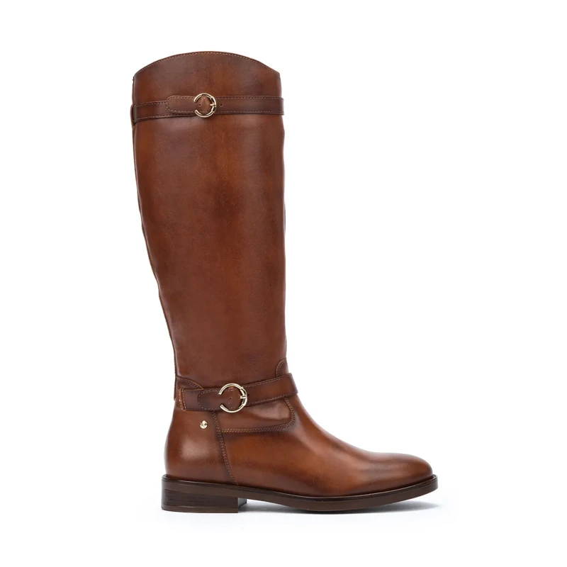 Image of Pikolinos Puertollano W3C-9632 Leather Womens Knee High Boots - Cuero - Size:UK 6-6.5
