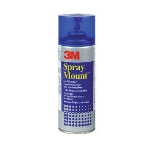 Image of 3M SprayMount 200ml Adhesive Spray Can CFC Free Non staining