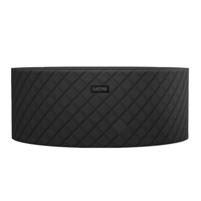 Image of Wave Spas Atlantic Round Energy Save Thermal Hot Tub Cover - 4/6 Person in Black Size: 6 Person Black Unisex 6 Person