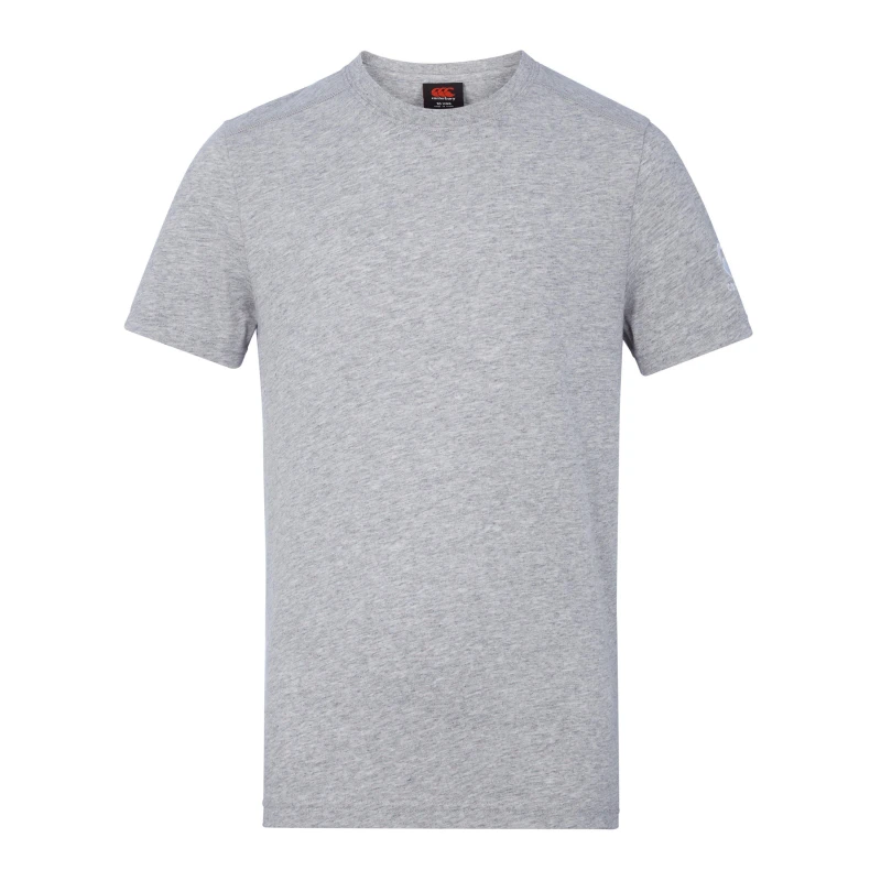 Image of Canterbury Club Plain T-Shirt Juniors - Grey Grey 5 - 6 Years