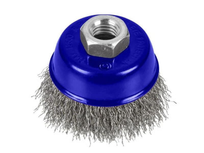 Image of Bluespot Crimped Steel Wire Cup Brush 19219 Diameter: 65mm