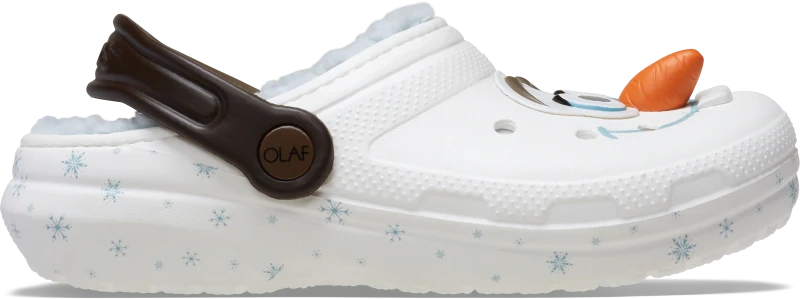 Image of Crocs Kids Toddlers Disney Frozen Olaf Lined Classic Clogs Multi C6