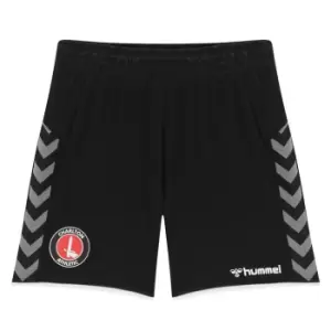 Image of Hummel Charlton Athletic Shorts Juniors - Black